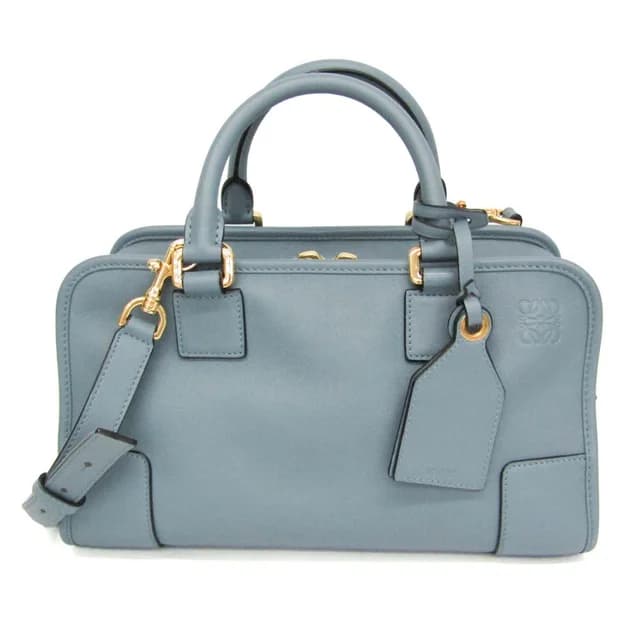 Loewe Amazona 28 Women's Leather Handbag,Shoulder Bag Light Blue in Light blue Leather from Elady, photo 1 of 1