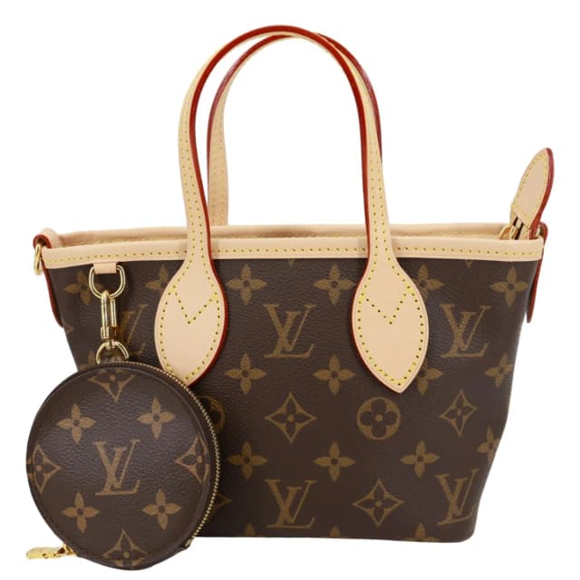 Louis Vuitton Neverfull BB Monogram Canvas Tote Bag Brown in Brown Coated canvas from Dallas Designer Handbags, photo 1 of 1