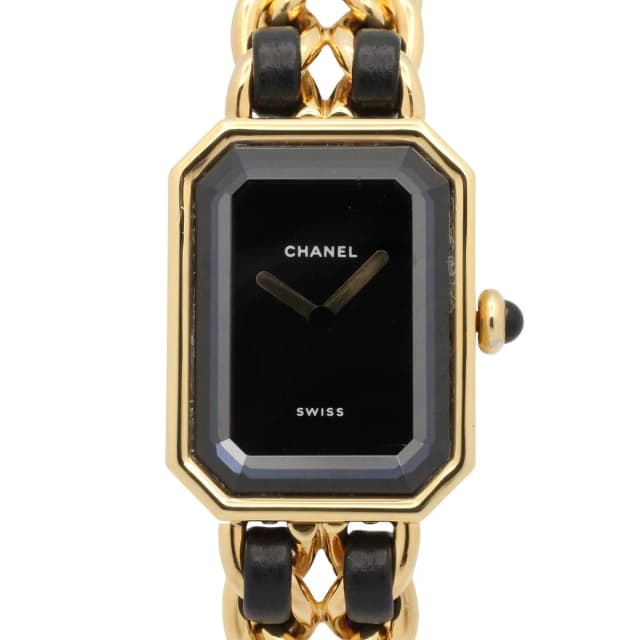 Chanel Watch Premiere M Black Leather in Black Leather from The Reluxe, photo 1 of 1