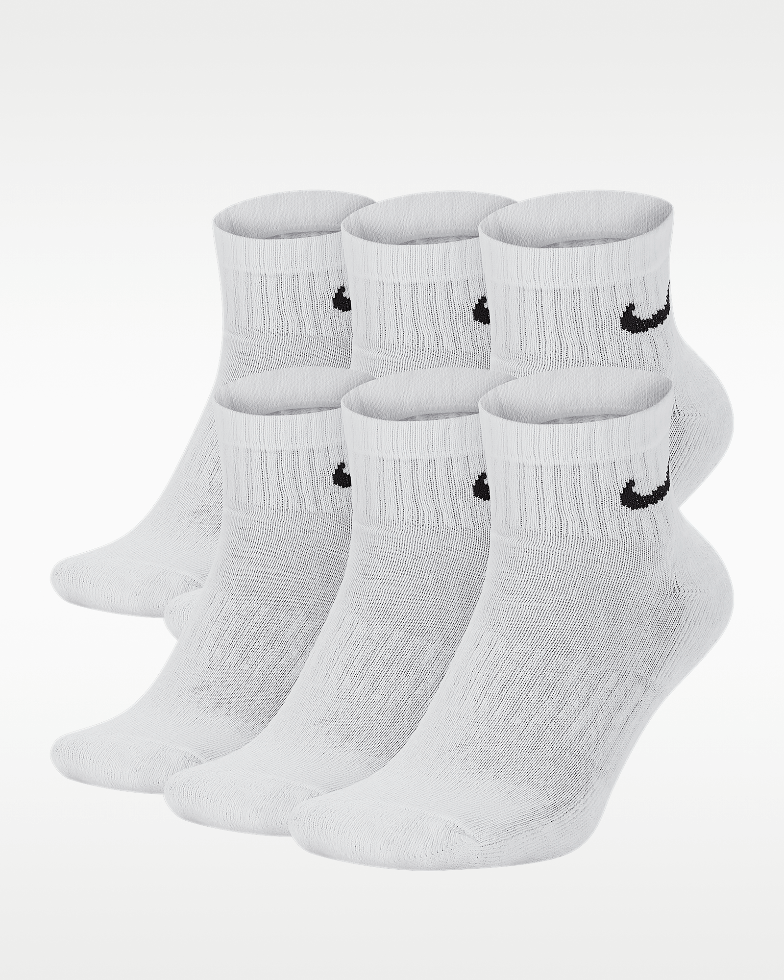 Nike Everyday Cushioned in White/Black, image 1 of 1 from Nike