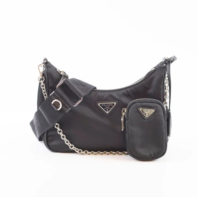 Prada Re-Edition 2005 Nylon Bag Black in Black Nylon from The Purse Affair, photo 1 of 1