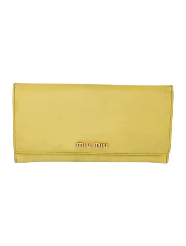Miu Miu Other bag in Yellow Leather from The RealReal, photo 1 of 1