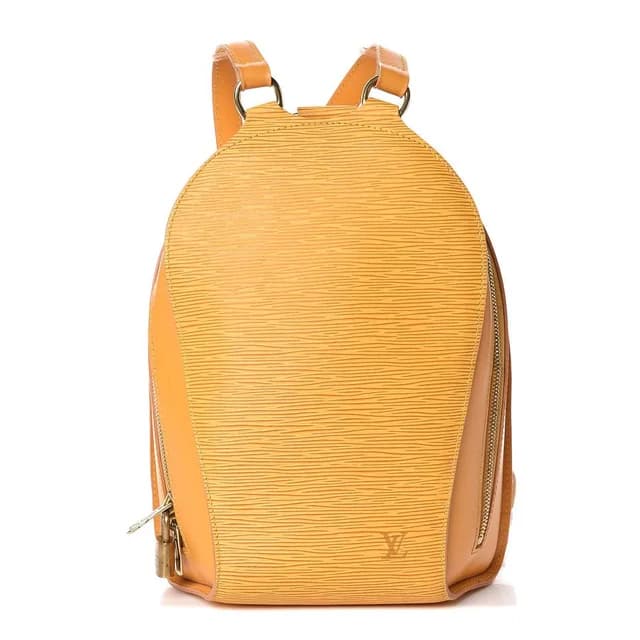 Louis Vuitton Yellow Epi Leather Mabillon Backpack in Yellow Leather from Bagriculture, photo 1 of 1