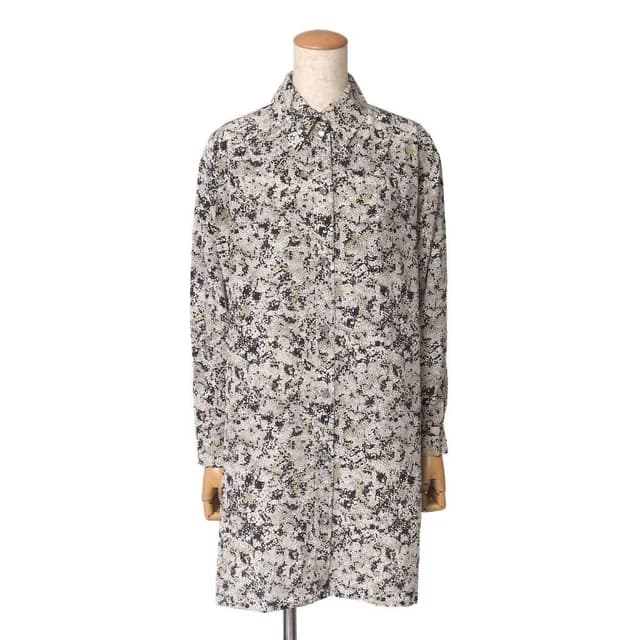 Celine Vintage Blouse Total Silk All Over Print Shell Button RB 36 in Silk from The Reluxe, photo 1 of 1