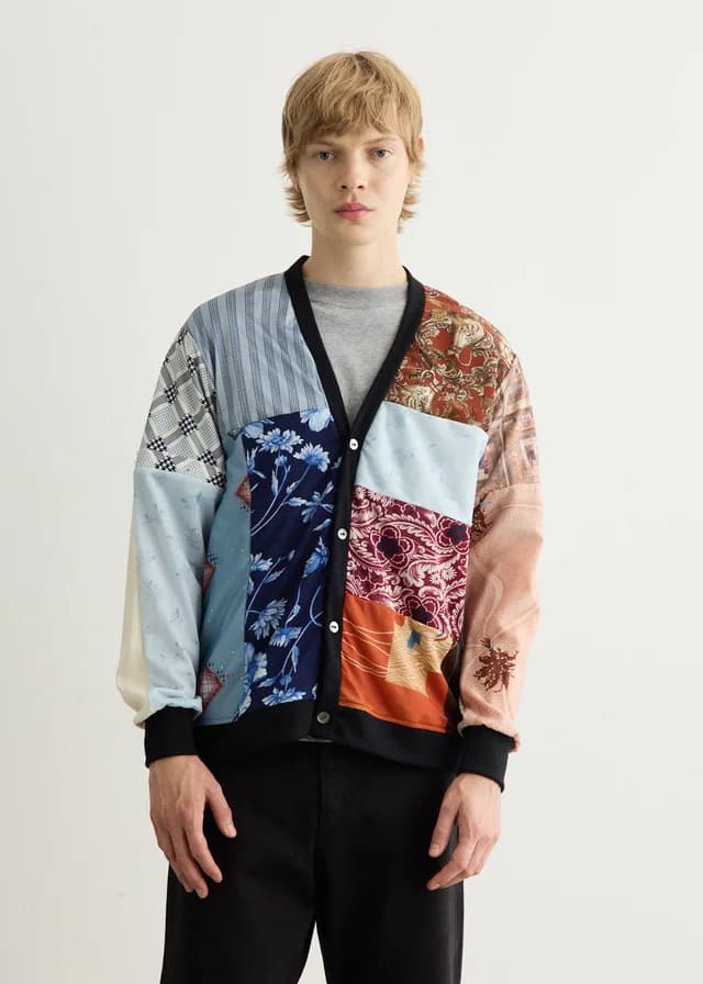 Needles Polyester Shirt Cardigan in Assorted, image 1 of 1 from Incu
