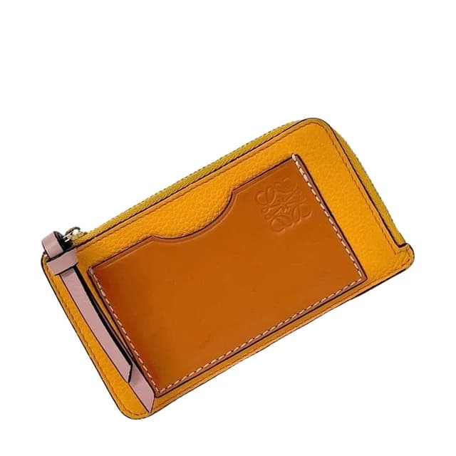 Loewe Coin Case Orange Anagram in Orange Leather from The Reluxe, photo 1 of 1