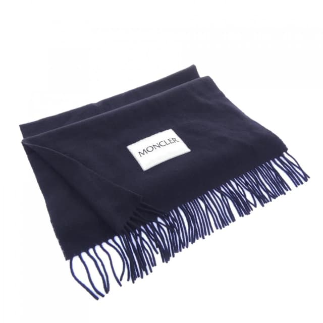 Moncler Scarf Navy in Navy from The Reluxe, photo 1 of 1