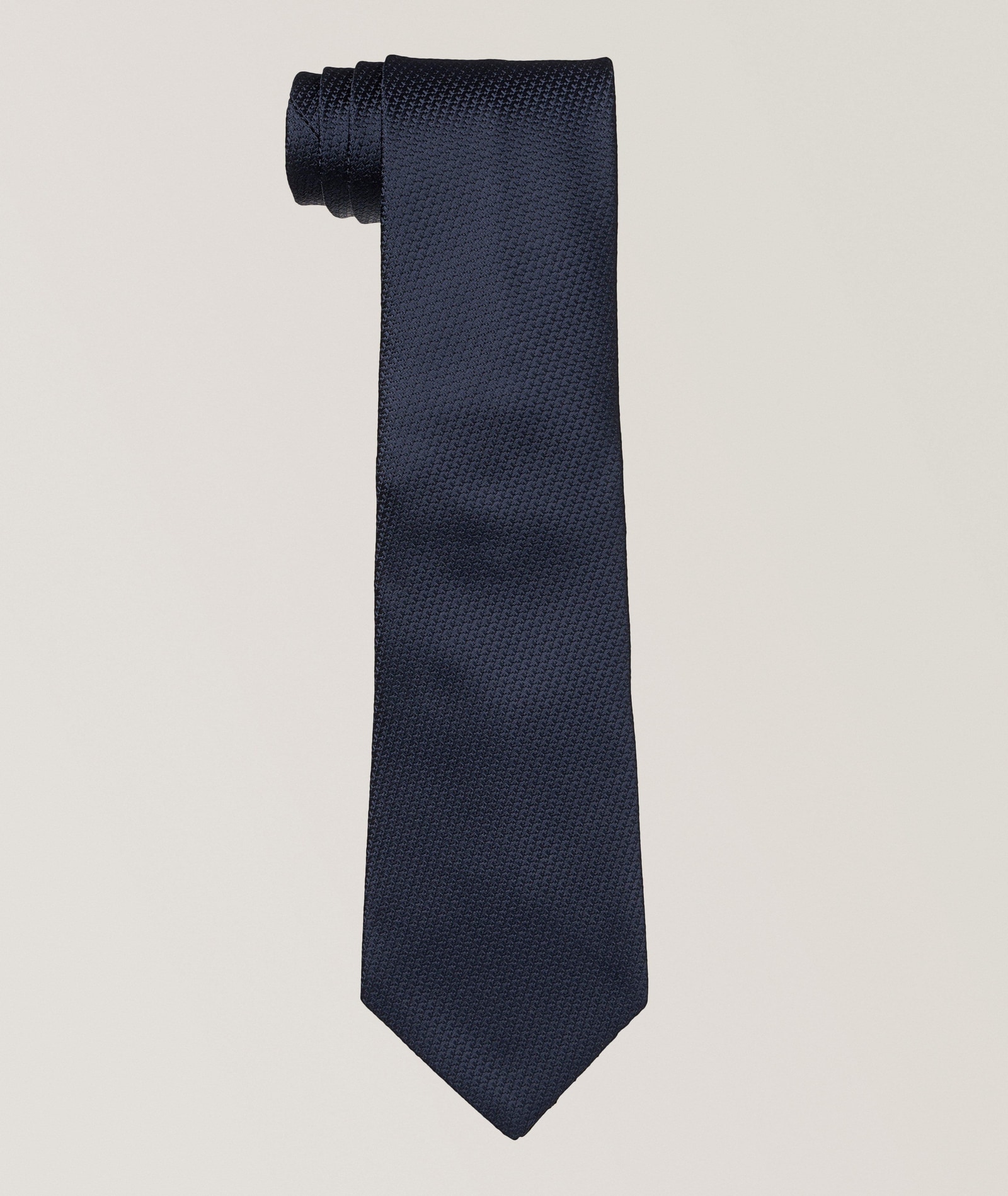 TOM FORD Diagonal Basket Weave Silk Tie in Blue, image 1 of 1 from Harry Rosen