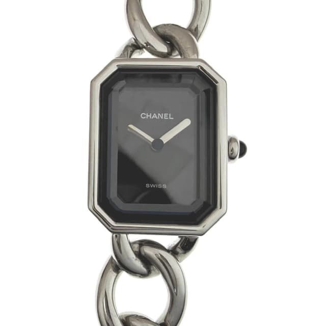 Chanel Watch Premiere M SS Black Dial Quartz in Black Leather from The Reluxe, photo 1 of 1