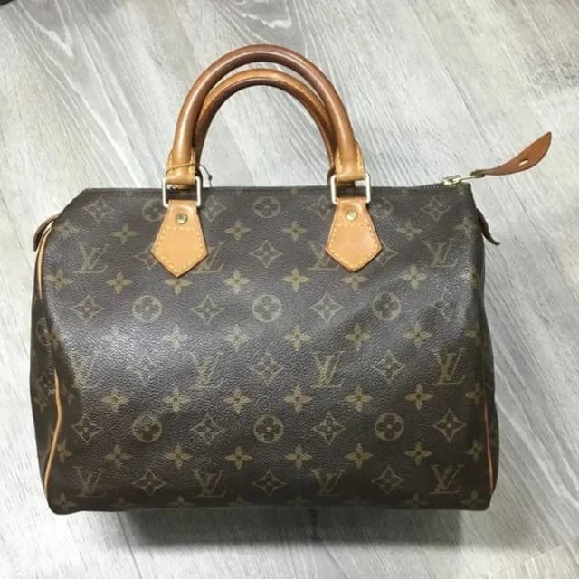 Louis Vuitton Brown Monogram Speedy 30 in Brown Coated canvas from SparklesnDreams, photo 1 of 1
