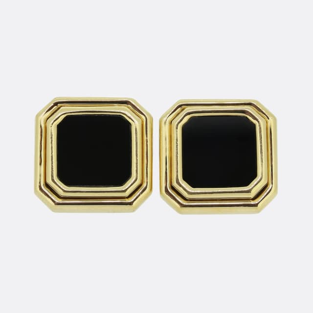 Tiffany & Co. Onyx Cufflinks from The Vintage Jeweller, photo 1 of 1
