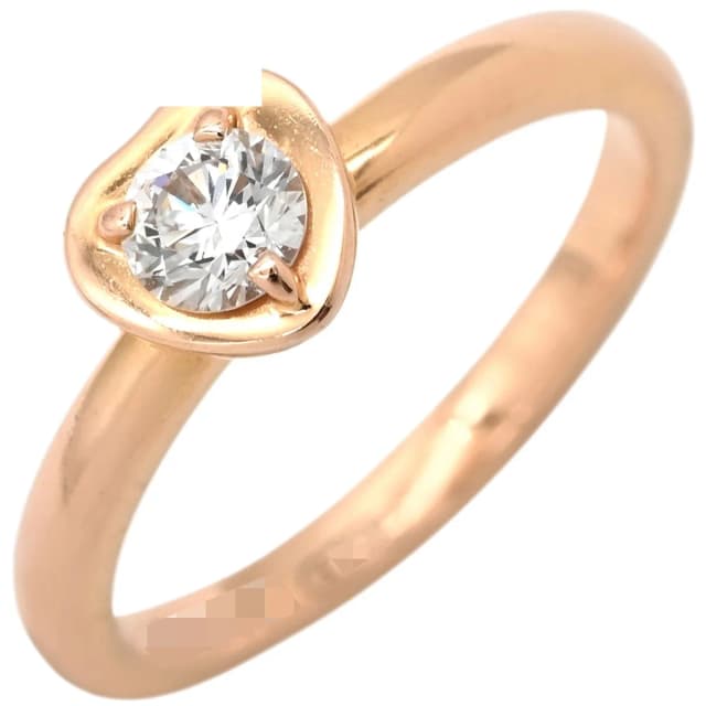 Cartier Ring Diamant Leger Heart Diamond Pink Gold in Pink from The Reluxe, photo 1 of 1