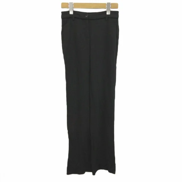 Dolce & Gabbana Pants Wool S Black Straight Full Length in Black Wool from The Reluxe, photo 1 of 1