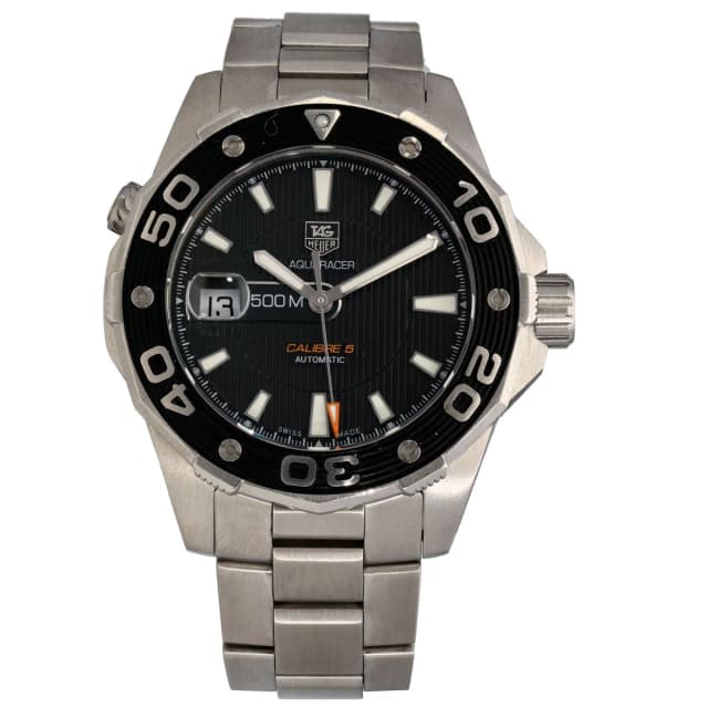 TAG Heuer Aquaracer WAJ2110 43mm Stainless Steel Watch from H&T, photo 1 of 1