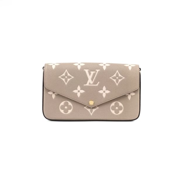 Louis Vuitton Felicie Empreinte Tourterelle in Leather from The Purse Affair, photo 1 of 1