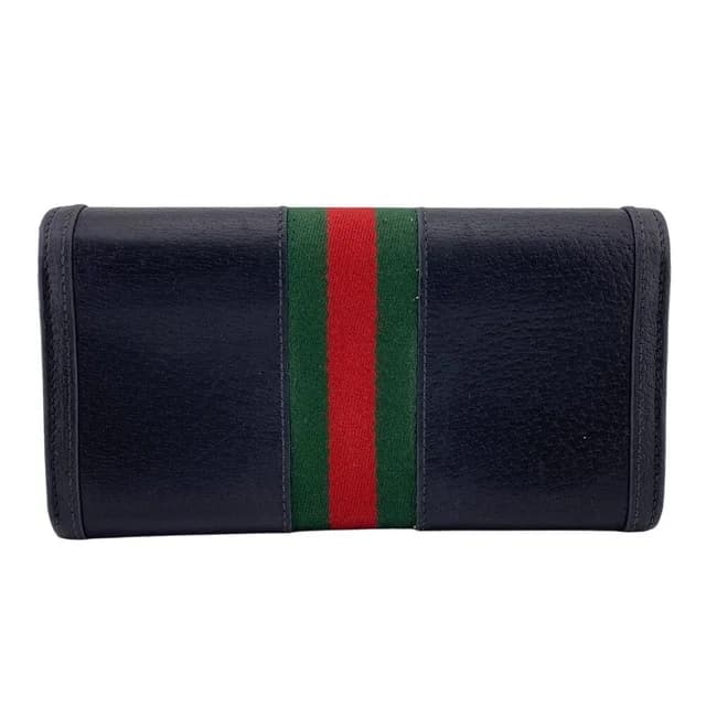 Gucci Ophidia Sherry Line GG Leather Wallet Black in Black Leather from The Reluxe, photo 1 of 1