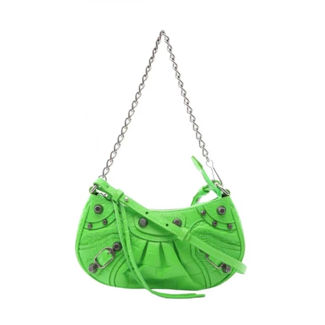 Balenciaga Handbag Le Cagole Mini BB le Mini Croco in Leather from The Reluxe, photo 1 of 1