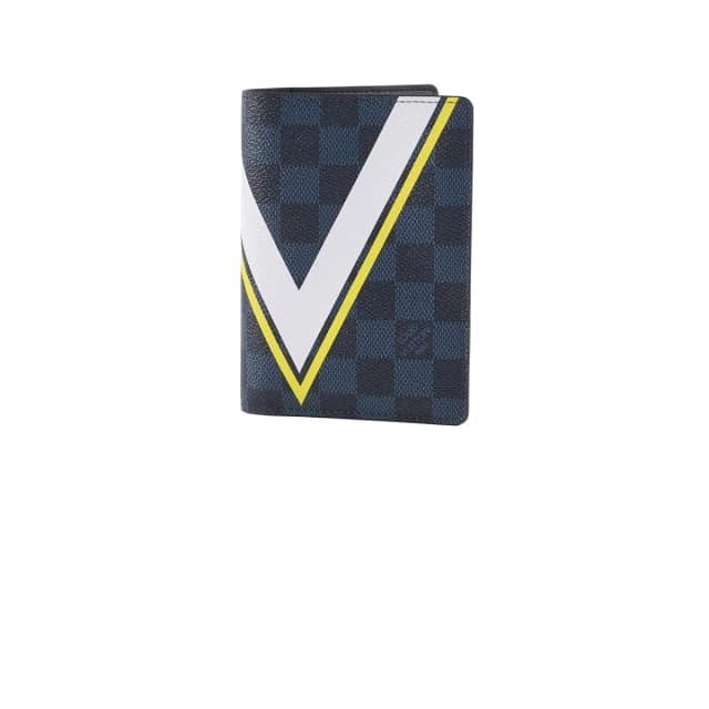 Louis Vuitton Damier Cobalt America's Cup 2017 Passport Cover in Canvas from The Purse Affair, photo 1 of 1
