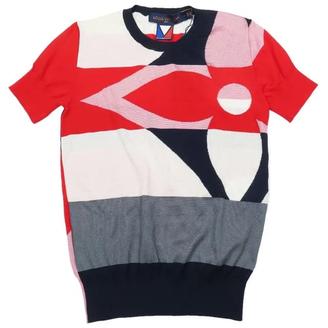 Louis Vuitton x America's Cup Short Sleeve Monogram Flower Knit Sweater from The Reluxe, photo 1 of 1