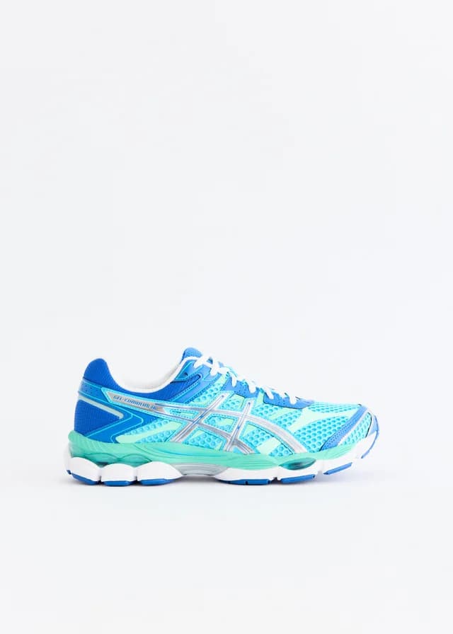 Asics Gel-Cumulus 16 'Aquarium Pure Silver' Sneakers in AQUARIUM/PURE SILVER, image 1 of 1 from Incu