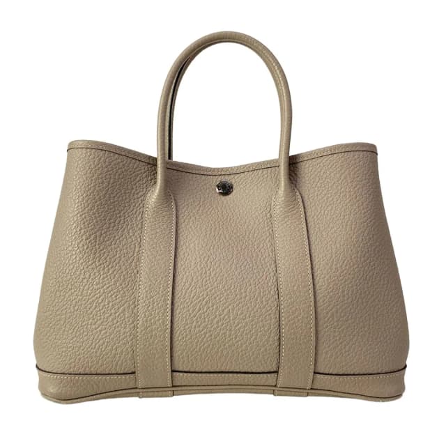 Hermès Tote Bag Garden Party 30 TPM Tourtiere Gray Silver in Grey from The Reluxe, photo 1 of 1