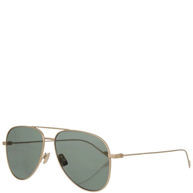 SAINT LAURENT YSL SL193 Titanium Sunglasses, Gold/Green, image 1 of 1 from Cultstatus