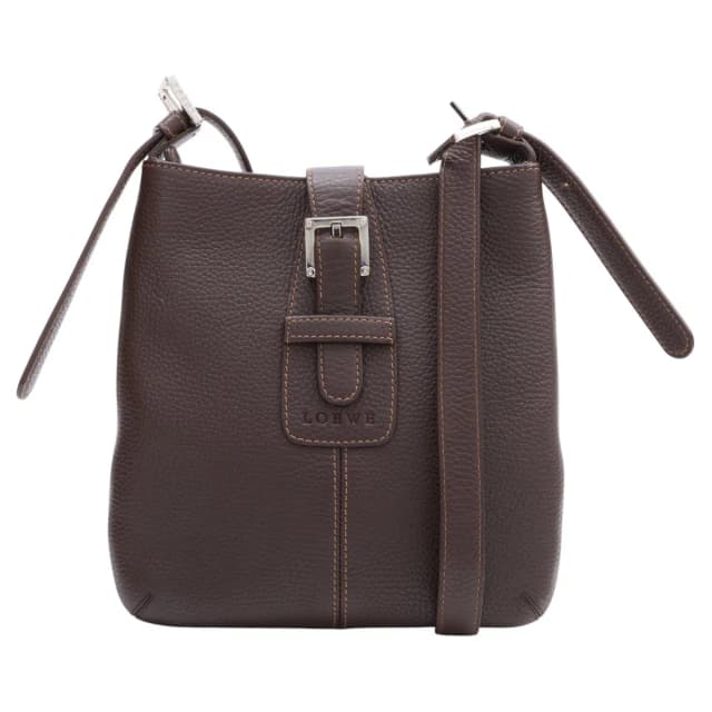 Loewe Senda shoulder bag dark brown from VINTAGE QOO TOKYO, photo 1 of 1