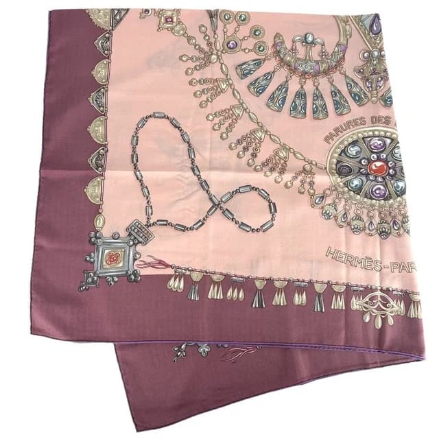 Hermès Shawl Carre Geant Parures Des Sables Scarf Large Desert 140 Cashmere in Cashmere from The Reluxe, photo 1 of 1