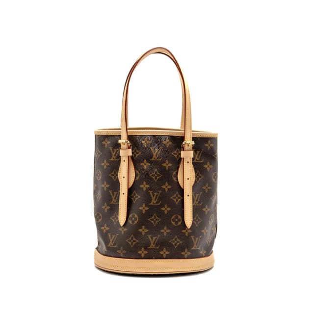 Louis Vuitton petit bucket bag monogram canvas GHW in Coated canvas from EMIER, photo 1 of 1