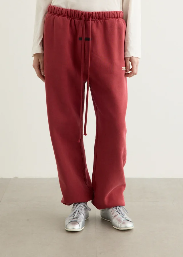 Fear of God Essentials Women's Classic Sweatpants in Crimson, image 1 of 1 from Incu