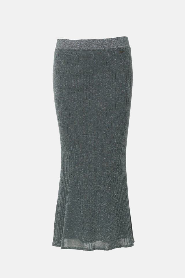 Chanel Identification FW 1999 Metallic Skirt in Wool from VSP Consignment, photo 1 of 1