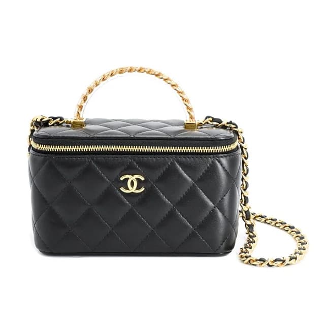 Chanel Shoulder Bag Chain Vanity in Lambskin from The Reluxe, photo 1 of 1
