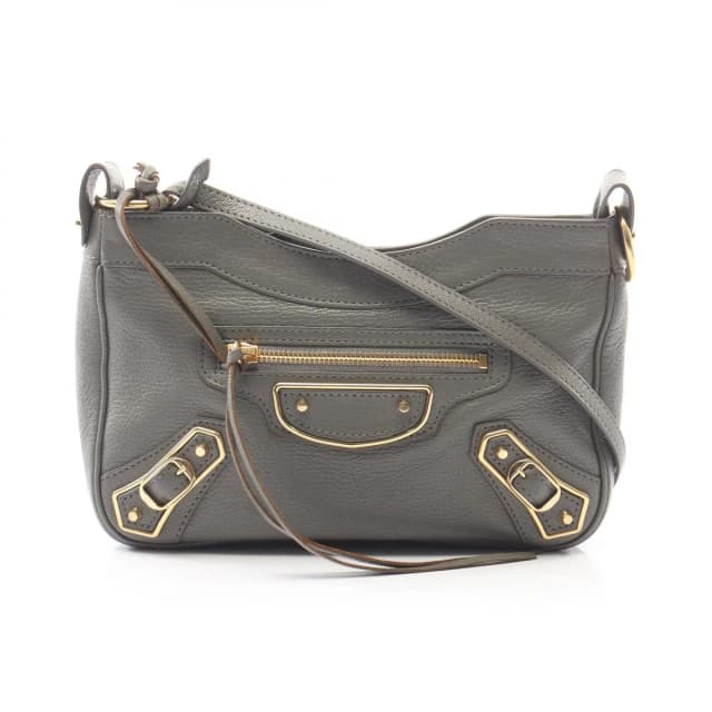 Balenciaga Shoulder Bag Metallic Edge Gray Leather Giant in Grey Leather from The Reluxe, photo 1 of 1