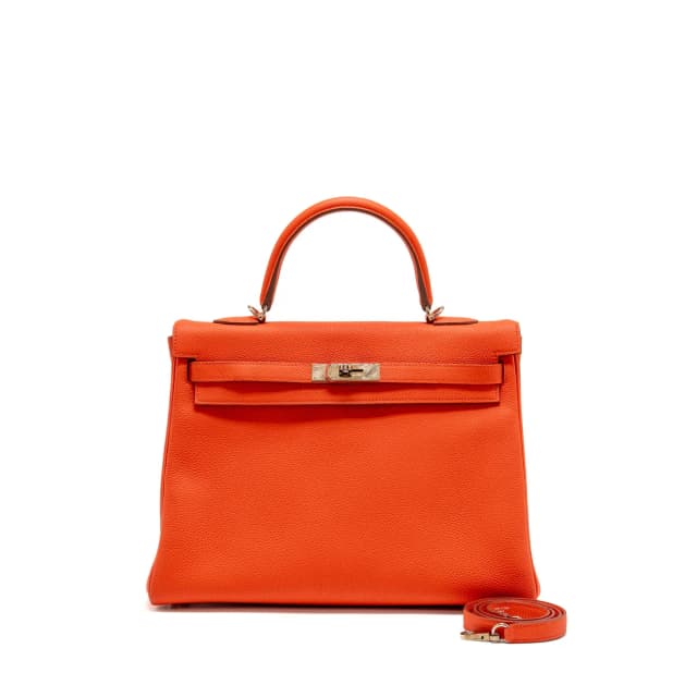Hermès kelly 35 togo capucine SHW stamp X in Togo leather from EMIER, photo 1 of 1