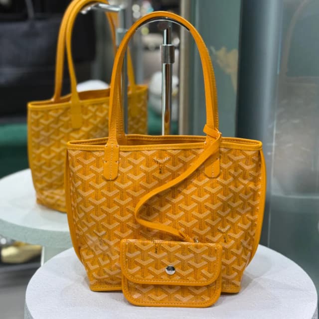 Goyard Anjou Coated Canvas Mini Satchel in Coated canvas from Revivre, photo 1 of 1