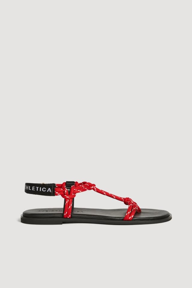 Athletica Classic Rope Sandal 919 in BOLT RED, image 1 of 1 from Aje