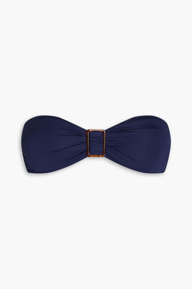 Melissa Odabash Calabria Buckle-Embellished Bandeau Bikini Top, image 1 of 1 from THE OUTNET