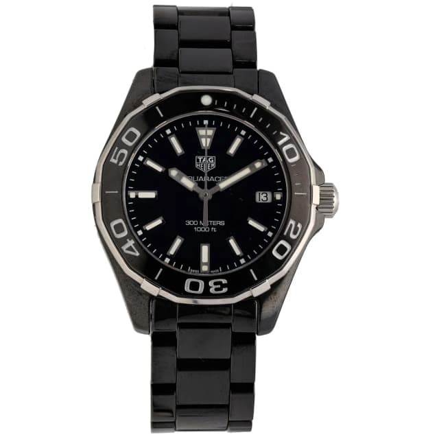 TAG Heuer Aquaracer WAY1390 35mm Ceramic Watch in Ceramic from H&T, photo 1 of 1