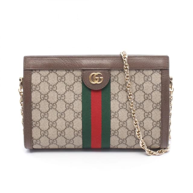 Gucci Shoulder Bag Ophidia GG Spuri Beige Leather Chain in Beige Leather from The Reluxe, photo 1 of 1