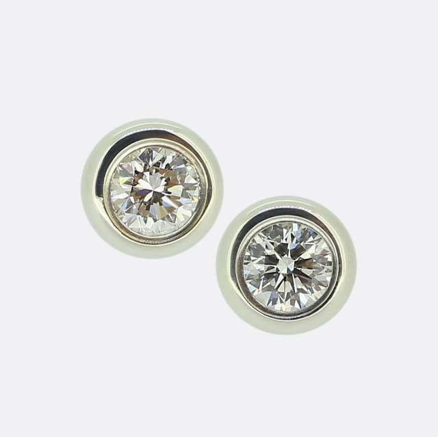 Tiffany & Co. Diamonds by the Yard Stud Earrings from The Vintage Jeweller, photo 1 of 1