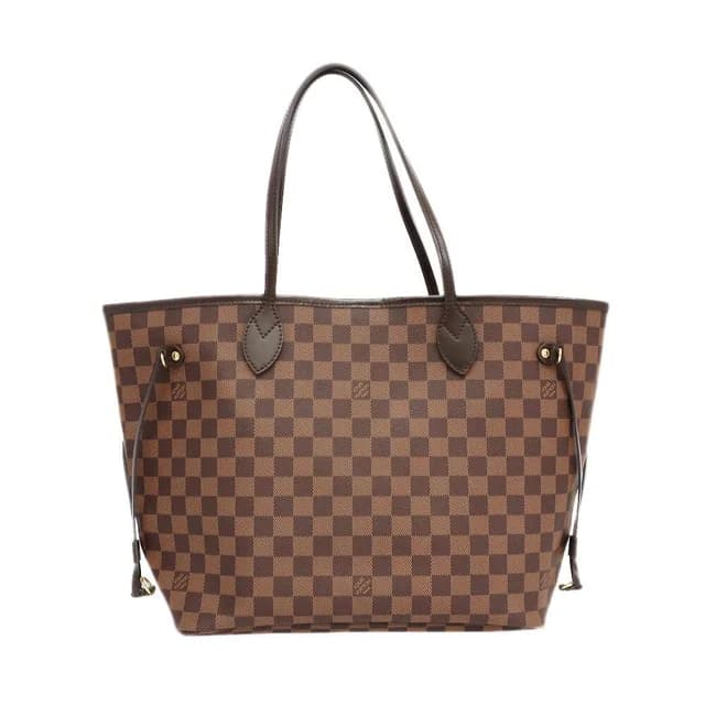 Louis Vuitton Ten Neverfull MM Tote Bag Damier Brown Gold in Brown Canvas from The Reluxe, photo 1 of 1