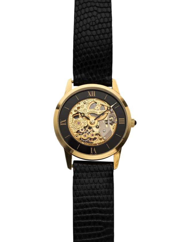 Universal Genève Franklin Mint Skeleton Watch in multicolor Lizard from The RealReal, photo 1 of 1