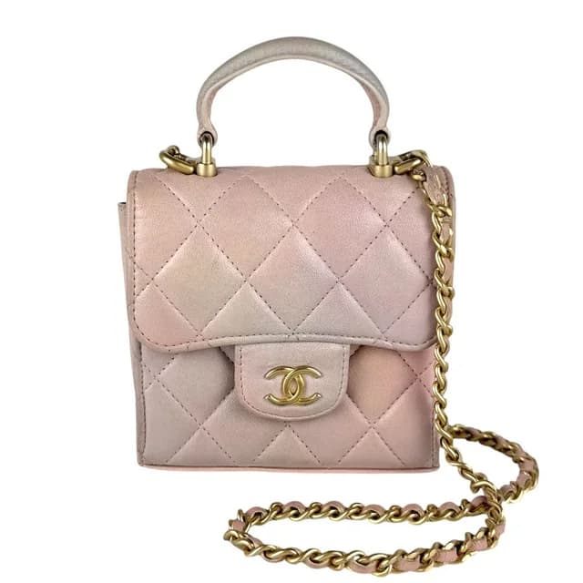 Chanel Shoulder Bag Pink in Pink Leather from The Reluxe, photo 1 of 1