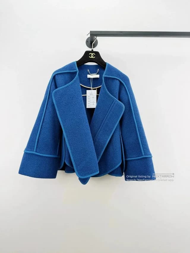 Chloé Wool Jacket Size 36, 122cm Bust, 54cm Length in blue Wool from Grailed, photo 1 of 1