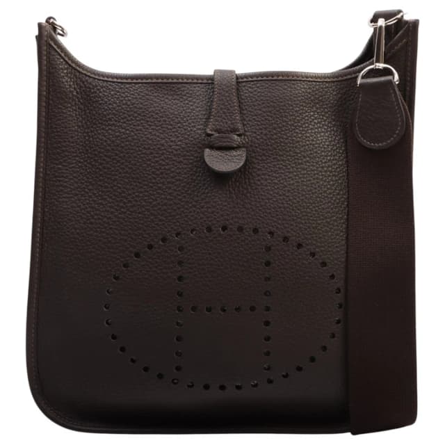 Hermès 2008 Evelyne PM Chocolat in Clemence leather from VINTAGE QOO TOKYO, photo 1 of 1