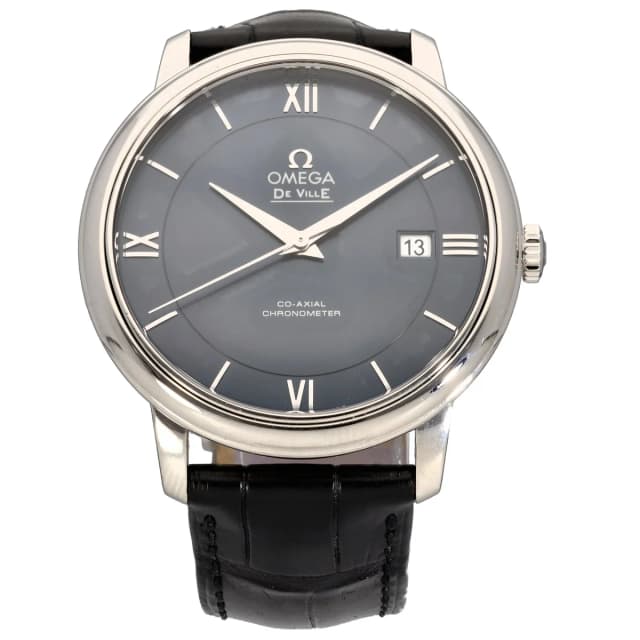 Omega De Ville Prestige 39mm Stainless Steel Watch in Leather from H&T, photo 1 of 1