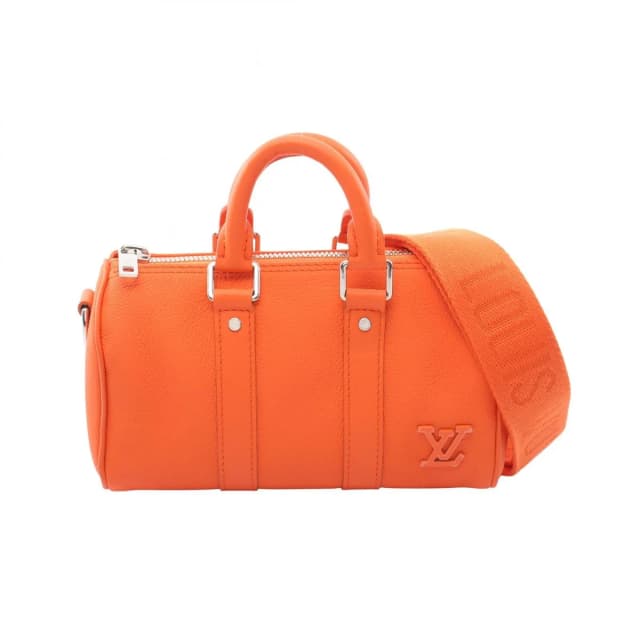 Handbag Keepall XS LV Aerogram 2-Way Orange Leather in Orange Leather from The Reluxe, photo 1 of 1