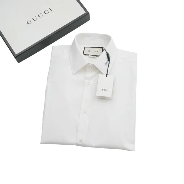 Gucci Long Sleeve Shirt 41 16 Michele Era Flower Logo from The Reluxe, photo 1 of 1