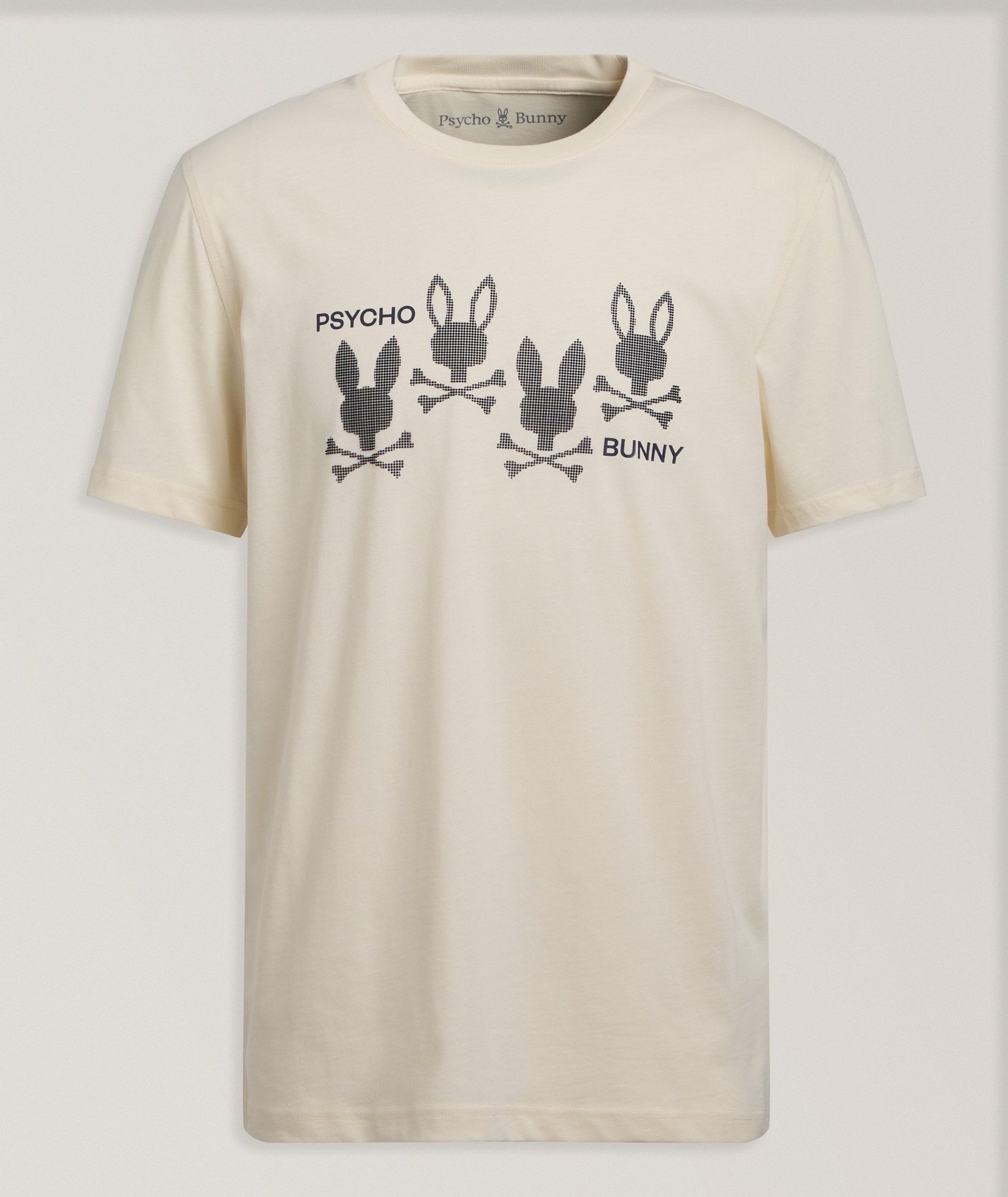 Psycho Bunny Jovan Logo Graphic Cotton T-Shirt in Beige Cotton & Cotton Blends, image 1 of 1 from Harry Rosen