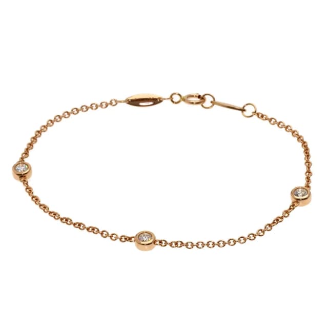 Tiffany & Co. by the Yard Diamond Bracelet 18k Pink Gold in Pink from The Reluxe, photo 1 of 1